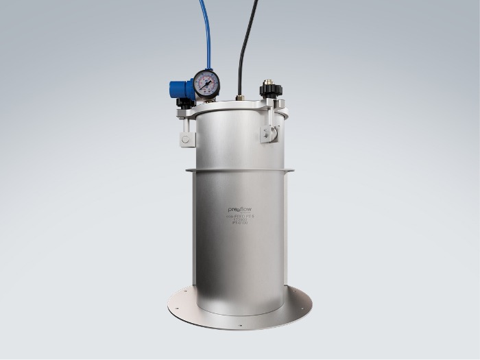 Extending the range: Pressure tank based emptying