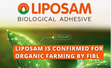 Liposam is confirmed for organic farming by FiBL