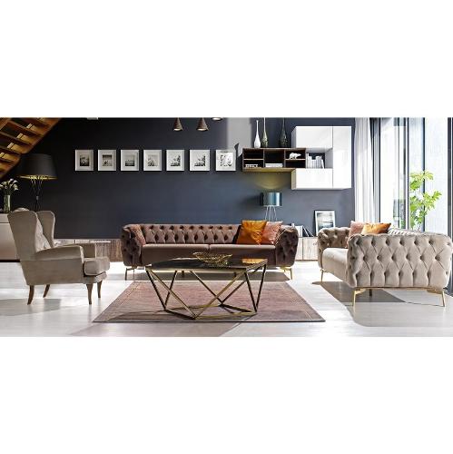 Šiaurės Europos stiliaus sofos svetainės paprasti modernūs t